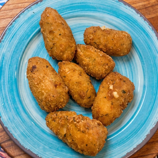 Bacon Gouda Mac N' Cheese Bites.